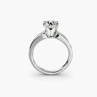 BW James Jewelers setting Solitaire with Pavé 2