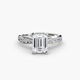 BW James Jewelers setting Solitaire with Pavé 3