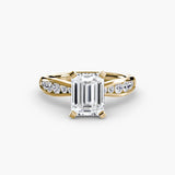 BW James Jewelers setting Solitaire with Pavé 3