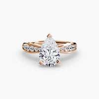 BW James Jewelers setting Solitaire with Pavé 3