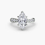 BW James Jewelers setting Solitaire with Pavé 3