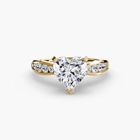 BW James Jewelers setting Solitaire with Pavé 3
