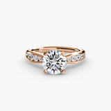 BW James Jewelers setting Solitaire with Pavé 3
