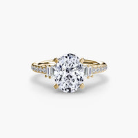 BW James Jewelers setting Solitaire with Pavé 4