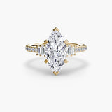 BW James Jewelers setting Solitaire with Pavé 4