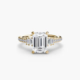 BW James Jewelers setting Solitaire with Pavé 4