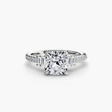 BW James Jewelers setting Solitaire with Pavé 4