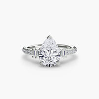 BW James Jewelers setting Solitaire with Pavé 4