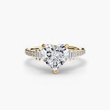 BW James Jewelers setting Solitaire with Pavé 4