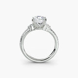 BW James Jewelers setting Solitaire with Pavé 4