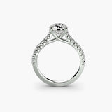 BW James Jewelers setting Solitaire with Pavé 5