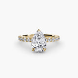 BW James Jewelers setting Solitaire with Pavé 6