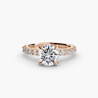 BW James Jewelers setting Solitaire with Pavé 6