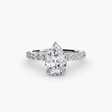 BW James Jewelers setting Solitaire with Pavé 6