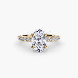 BW James Jewelers setting Solitaire with Pavé 6