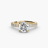 BW James Jewelers setting Solitaire with Pavé 6