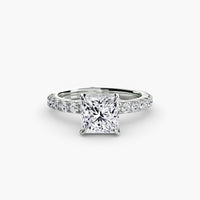 BW James Jewelers setting Solitaire with Pavé 6