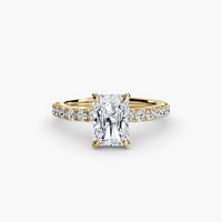 BW James Jewelers setting Solitaire with Pavé 6