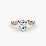 BW James Jewelers setting Solitaire with Pavé 6