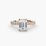 BW James Jewelers setting Solitaire with Pavé 6