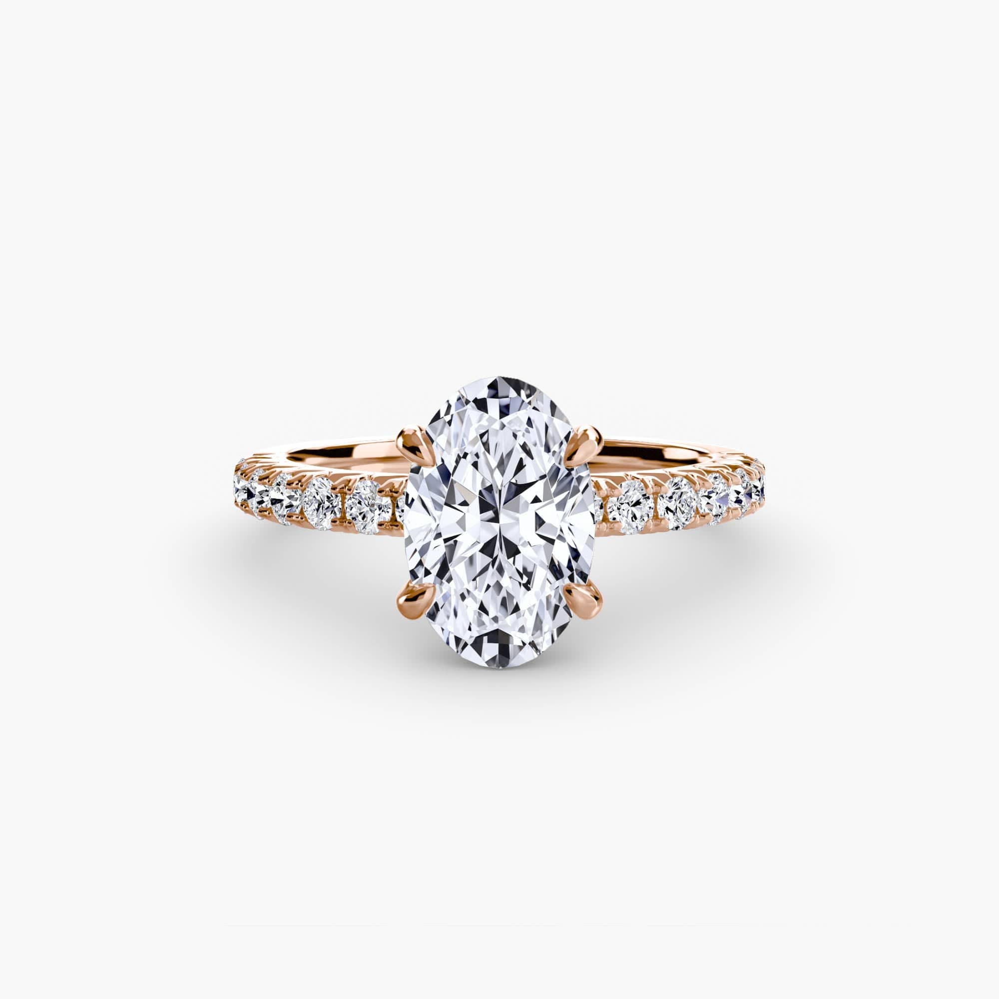 BW James Jewelers setting Solitaire with Pavé 6