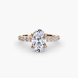 BW James Jewelers setting Solitaire with Pavé 6