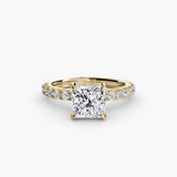 BW James Jewelers setting Solitaire with Pavé 6