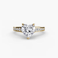 BW James Jewelers setting Solitaire with Pavé 7