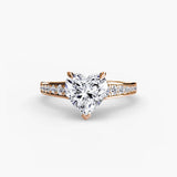 BW James Jewelers setting Solitaire with Pavé 7