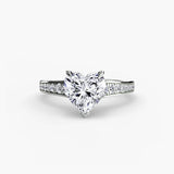 BW James Jewelers setting Solitaire with Pavé 7