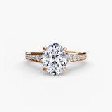 BW James Jewelers setting Solitaire with Pavé 7