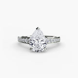 BW James Jewelers setting Solitaire with Pavé 7