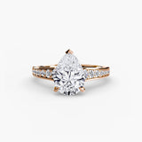 BW James Jewelers setting Solitaire with Pavé 7
