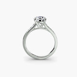 BW James Jewelers setting Solitaire with Pavé 7
