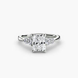 BW James Jewelers setting Solitaire with Shoulder Accents 2