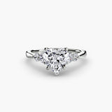 BW James Jewelers setting Solitaire with Shoulder Accents 2