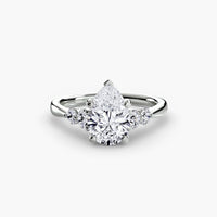 BW James Jewelers setting Solitaire with Shoulder Accents 2