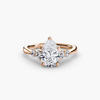 BW James Jewelers setting Solitaire with Shoulder Accents 2