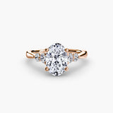 BW James Jewelers setting Solitaire with Shoulder Accents 2