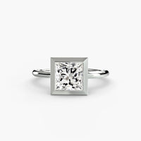 BW James Jewelers setting The Bezel Set Solitaire