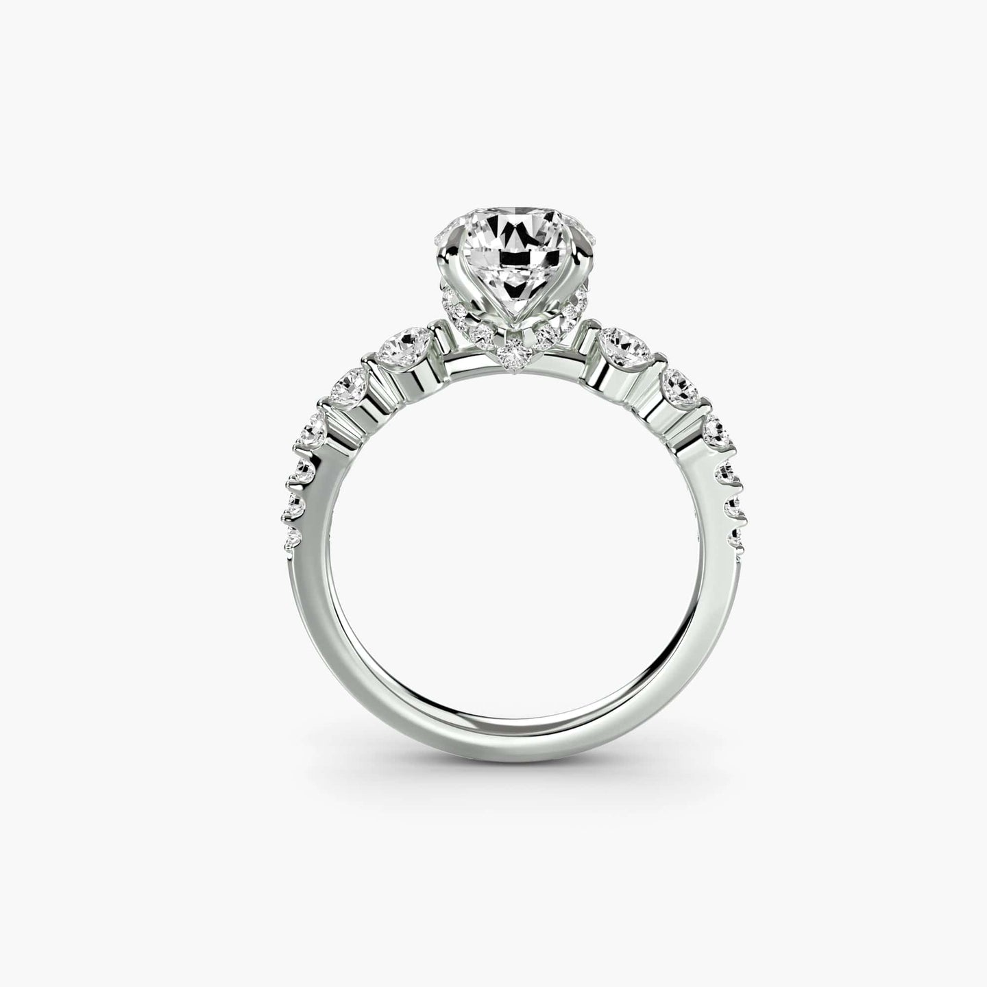 BW James Jewelers setting The Cascade Diamond Ring