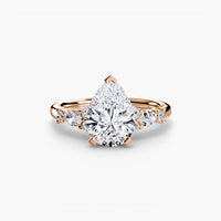 BW James Jewelers setting The Floral Accent Solitaire