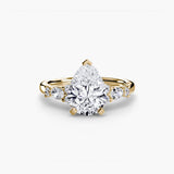 BW James Jewelers setting The Floral Accent Solitaire