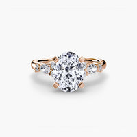 BW James Jewelers setting The Floral Accent Solitaire