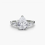 BW James Jewelers setting The Floral Accent Solitaire