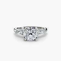 BW James Jewelers setting The Floral Accent Solitaire