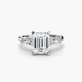 BW James Jewelers setting The Floral Accent Solitaire