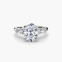 BW James Jewelers setting The Floral Accent Solitaire