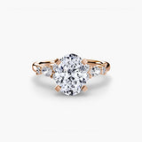 BW James Jewelers setting The Floral Accent Solitaire