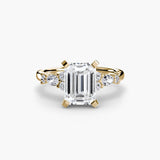 BW James Jewelers setting The Floral Accent Solitaire